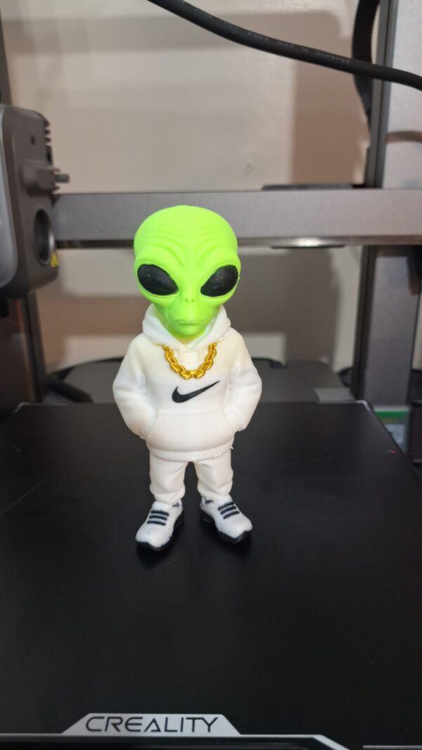 Alien moleton branco cordão