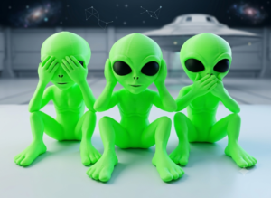 Kit Aliens Cego, Surdo e Mudo.