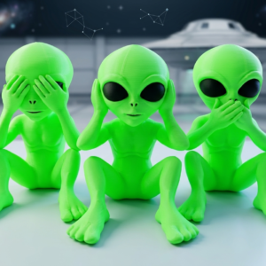 Kit Aliens Cego, Surdo e Mudo.