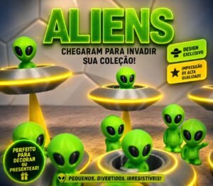 Alien Embarcado em Disco Voador