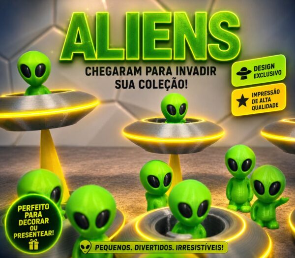 Alien Embarcado em Disco Voador